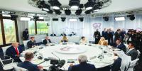 জি-৭ শীর্ষ সম্মেলনে কাতারের আমির; আলোচনায় মধ্যপ্রাচ্য সংকট ও কৌশলগত হরমুজ প্রণালী